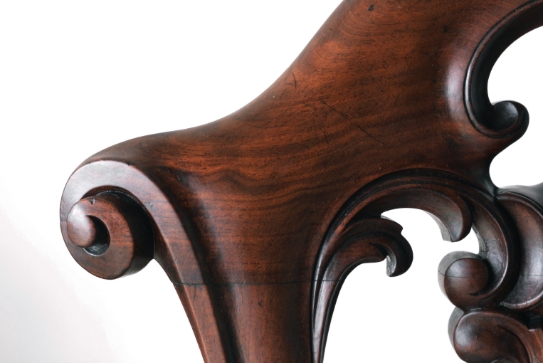 c248-2　ウォールナットサロンチェア