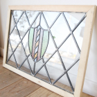 カラフルなガラスが用いられたステンドグラス【7738-C】