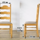 00008-1　オークチェア6点セット