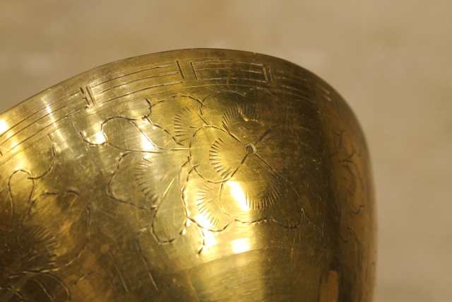 Brass bowl 茶碗 K-425