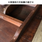 1880年代英国製アンティーク  マホガニー無垢材とローズウッドの贅沢なチルトトップテーブル【t295】