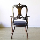 c251-5　ヴィクトリアンアームチェア