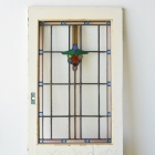 ステンドグラスのアップ