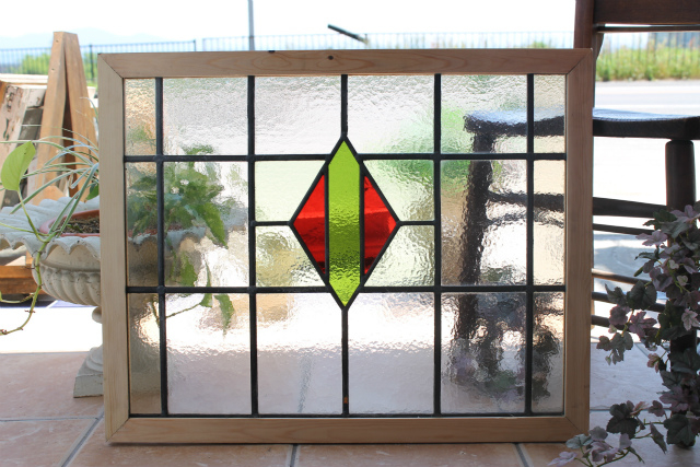 アンティークステンドグラス全体像