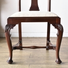 美しいクイーンアンチェア　4脚セット【c296-1】