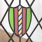 カラフルなガラスが用いられたステンドグラス【7738-A】