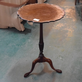 【修復前】シンプルで可愛らしいワインテーブル【t297】