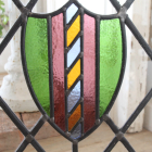 カラフルなガラスが用いられたステンドグラス【7738-C】