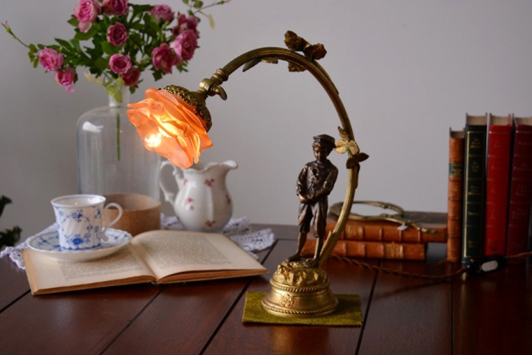 スタンドランプ(1灯式)　シェード付き　sl70