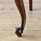 優雅で華やかなデザインが魅力のウォールナットバルーンチェア【c215-5】