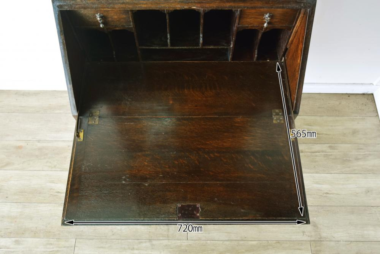 d61　スラントフロントビューローブックケース