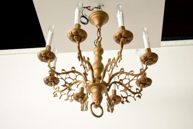 sy345  8灯式シャンデリア