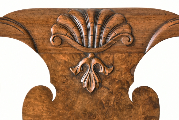 クイーンアンスタイルのアームチェア【c276-1】