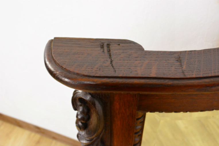 大型で迫力のあるアンティークミラー【00031-2】