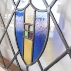 モチーフ以外はクリアガラスで出来たステンドグラス【7731-B】