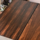 最大幅2350㎜！稀少な美しい木目、ローズウッド製ドローリーフテーブル【t43】