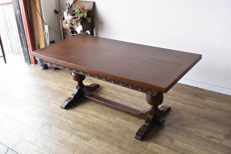 1424　ヴィンテージ　ドローリーフテーブル