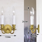 wl175-8  2灯式ウォールランプ