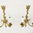 幸福を射止める「矢」のモチーフが美しい、真鍮製の2灯式ペアウォールランプ【wl234】