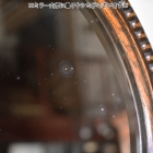 オーバルミラーが可愛らしいオークホールスタンド【fo236】