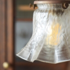 優美なガラスシェードが魅せるペンダントランプ【9574-2】