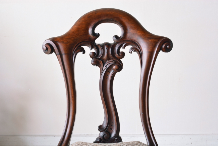 c248-2　ウォールナットサロンチェア