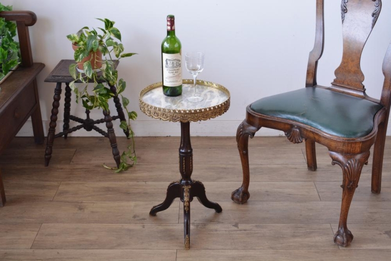 t194　マーブルトップワインテーブル