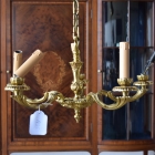 【修復前】5灯式シャンデリア【sy447】