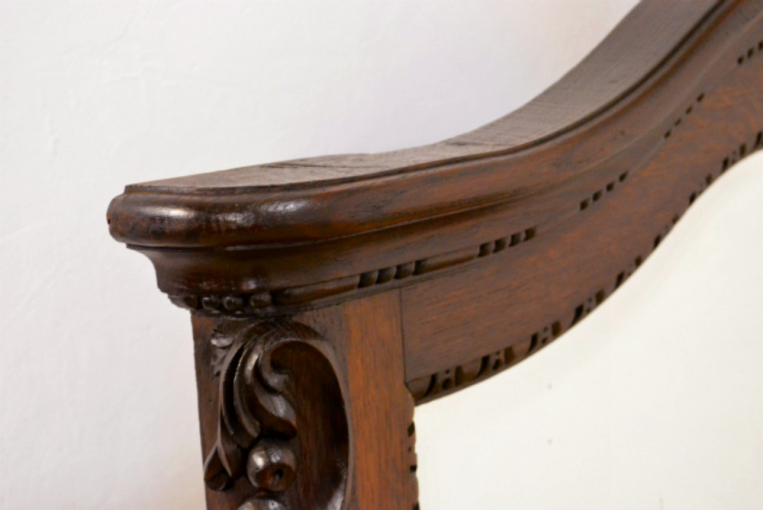 大型で迫力のあるアンティークミラー【00031-2】