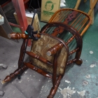 アンティークらしい味わいが魅力のダブルボウバックウィンザーアームチェア【c260-3】