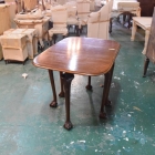 t222　マホガニーゲートレッグテーブル