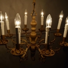 sy345  8灯式シャンデリア