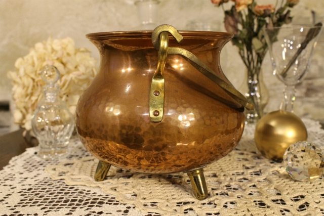 Copper/Brass pot 鍋　K-339