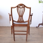 c219-2　ヘップルホワイトアームチェア