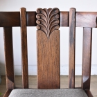 全てが無垢材で出来たダイニングチェア　4脚セット【c264】