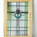 ステンドグラスのアップ