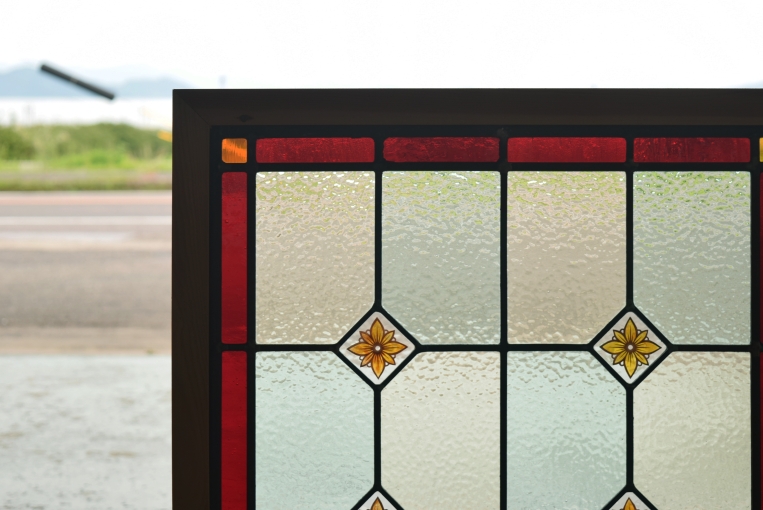 sg207-2　絵付けステンドグラス