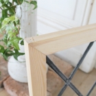 モチーフ以外はクリアガラスで出来たステンドグラス【7731-D】