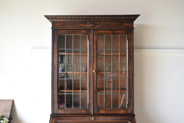 d69　スラントフロントビューローブックケース