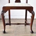 美しいクイーンアンチェア　4脚セット【c296-1】