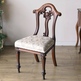 c248-1　ウォールナットサロンチェア