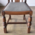 全てが無垢材で出来たダイニングチェア　4脚セット【c264】