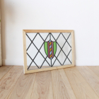 カラフルなガラスが用いられたステンドグラス【7738-C】