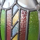 カラフルなガラスが用いられたステンドグラス【7738-A】