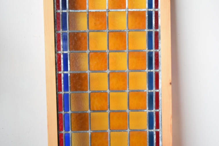 dajjan　希少大型　優しい光と共に　優美なビンテージ　ステンドグラス 屏風 春夏秋冬  (幅)240cmX(高)160cm #ステンドグラス #ステンドグラス