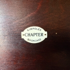 Simpoles Chapter Bookcaseのメーカータグ