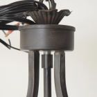 重厚な存在感を放つ、アイアン製12灯式シャンデリア【00001】