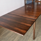 最大幅2350㎜！稀少な美しい木目、ローズウッド製ドローリーフテーブル【t43】