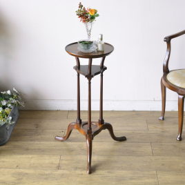 t245　マホガニーサイドテーブル