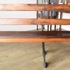 素朴な温もりと重厚感を併せ持つチャーチベンチ【c88】